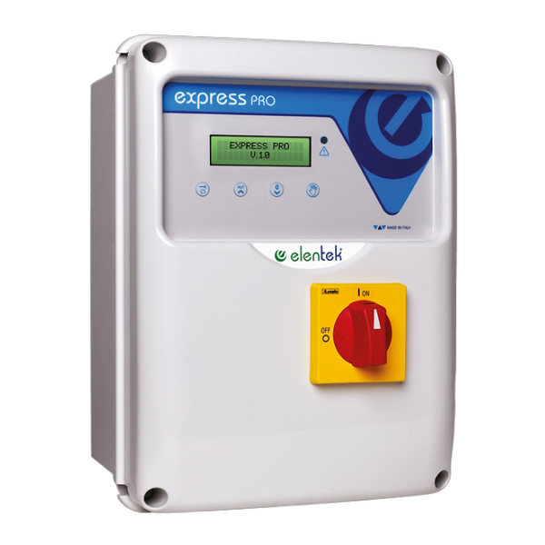 Ел. табло монофазно за 2 помпи EXPRESS PRO 1x230 2.2 kW 0-18 A